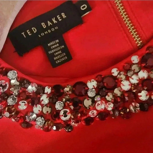 COPY - Ted Baker red dress - Picture 5 of 9